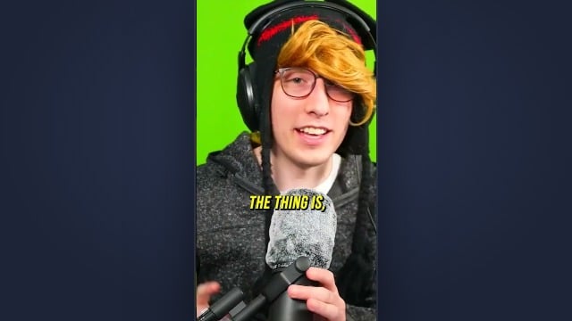 The 21-second Short from that episode, with captions
