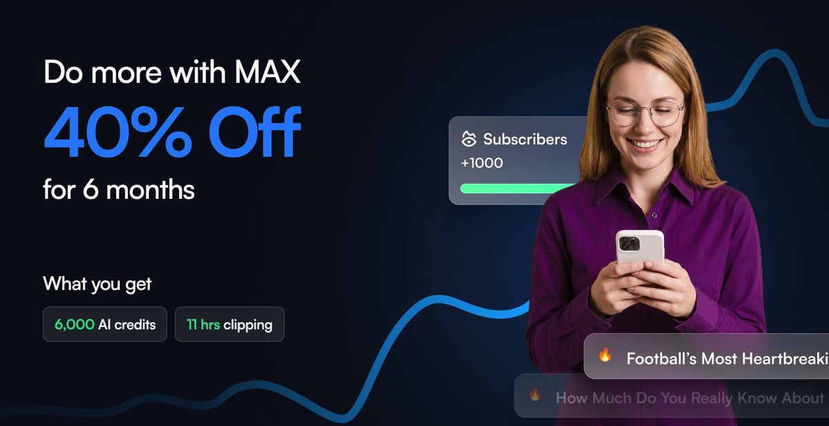 August offer: 40% off vidIQ MAX